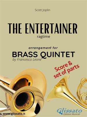 cover image of The Entertainer--Brass Quintet score & parts